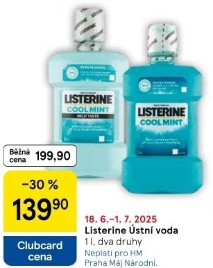 Ústní voda Listerine
