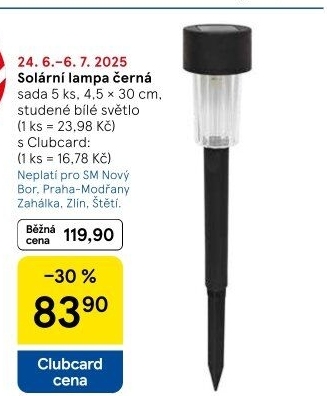 Solární lampa