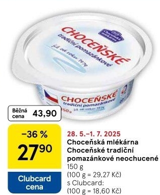 Tradiční pomazánkové Choceňské