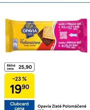 Zlaté polomáčené Opavia