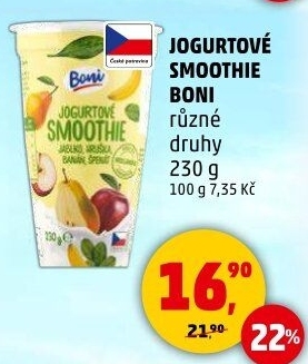 Jogurtové smoothie Boni