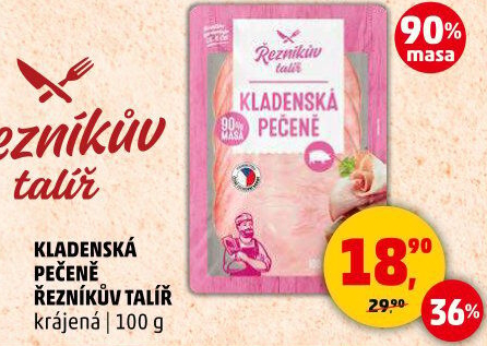 Kladenská pečeně Řezníkův talíř