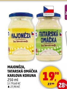 Majonéza Karlova Koruna