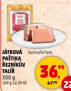 Paštika játrovka Řezníkův talíř
