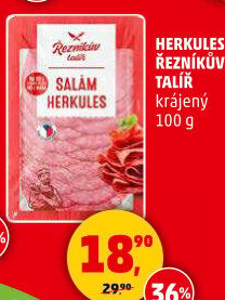 Salám Herkules Řezníkův talíř