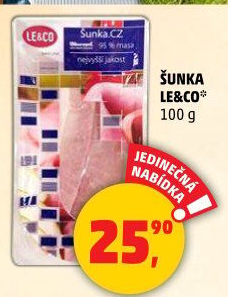 Šunka nejvyšší jakosti LE&amp