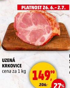Uzená krkovice