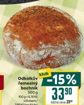 Chléb řemeslný bochník Odkolek