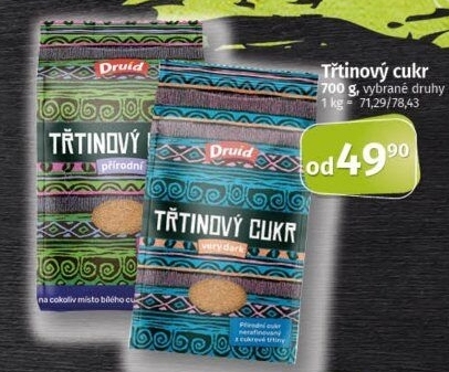 Třtinový cukr Druid