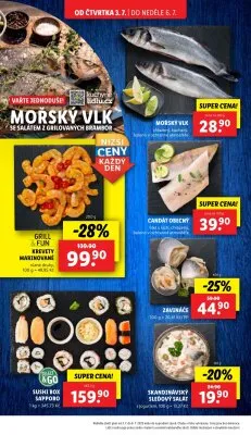 akční leták Lidl 3.7.2025-6.7.2025