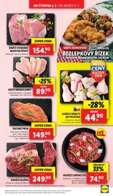 akční leták Lidl 3.7.2025-6.7.2025