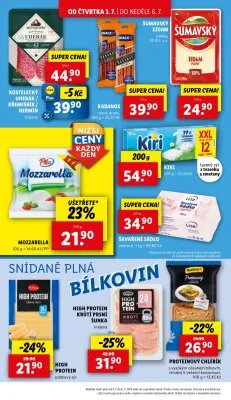 akční leták Lidl 3.7.2025-6.7.2025