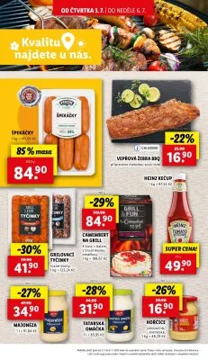 akční leták Lidl 3.7.2025-6.7.2025