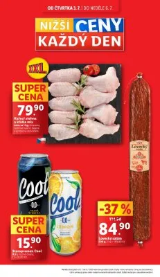 akční leták Lidl 3.7.2025-6.7.2025