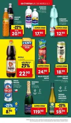 akční leták Lidl 3.7.2025-6.7.2025