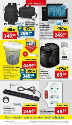 akční leták Lidl 3.7.2025-6.7.2025