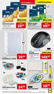akční leták Lidl 3.7.2025-6.7.2025