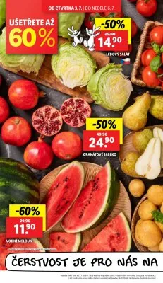 akční leták Lidl 3.7.2025-6.7.2025