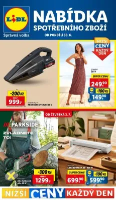 akční leták Lidl 30.6.2025-6.7.2025