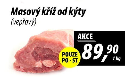 Masový kříž od kýty vepřový