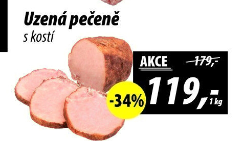 Uzená pečeně s kostí