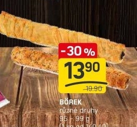 Burek se slanou náplní