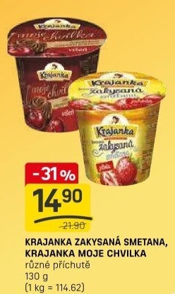 Dezert zakysaný Moje chvilka Krajanka