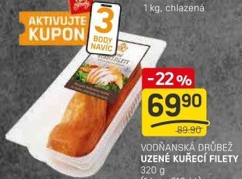 Kuřecí filety uzené Vodňanské kuře