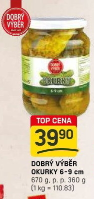 Okurky Dobrý Výběr