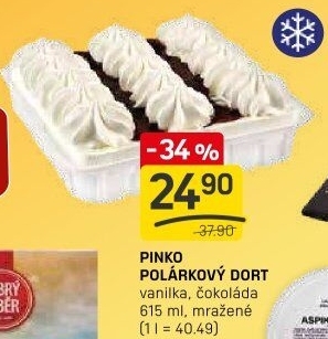 Polárkový dort Pinko