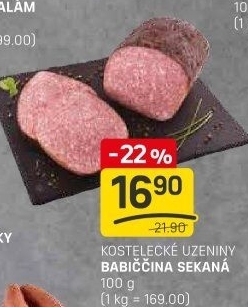 Sekaná babiččina Kostelecké uzeniny