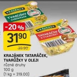 Tataráček s tvarůžky Krajánek