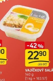 Vajíčkový salát Lahůdky Vavřík