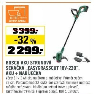 AKU strunová sekačkaEasyGrassCut