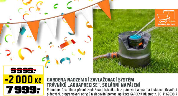 Systém za vlažovacíAquaPrecise nadzemní