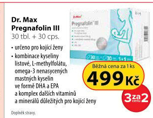 Doplněk stravy Pregnafolin III. Dr.Max
