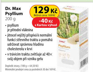 Doplněk stravy Psyllium Dr.Max