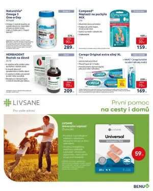akční leták BENU Lékárna 1.7.2025-31.8.2025
