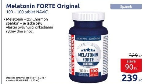 Doplněk stravy Melatonin Forte