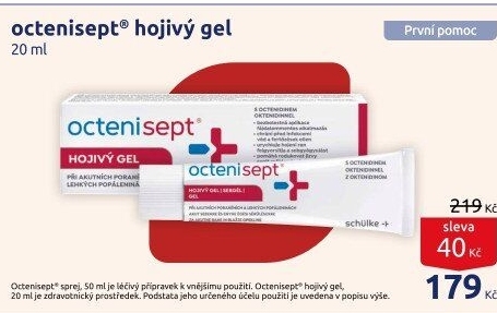 Gel na podporu hojení Octenisept