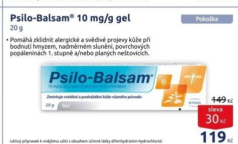 Gel na podrážděnou pokožku Psilo-Balsam