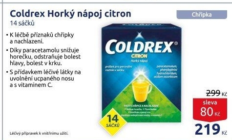 Horký nápoj Coldrex