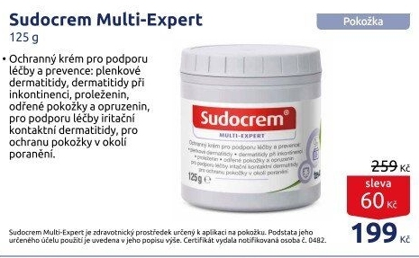 Krém na ekzém a akné Multi Expert Sudocrem