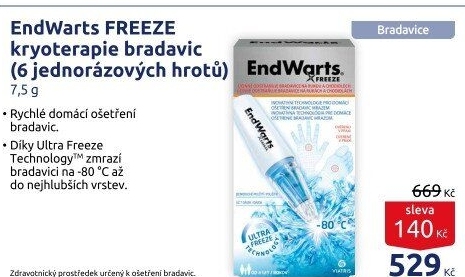 Kryoterapie bradavic EndWarts FREEZE