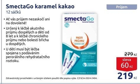 Suspenze proti průjmu Smecta Go