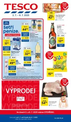 akční leták Tesco 2.7.2025-8.7.2025
