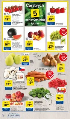akční leták Tesco 2.7.2025-8.7.2025