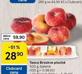 Broskve Paraquayo Tesco