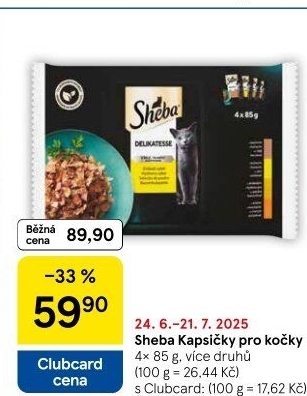 Kapsičky pro kočky Sheba