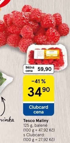 Maliny Tesco
